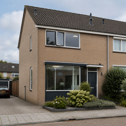 Ruime hoekwoning met zonnige tuin en veel lichtinval
